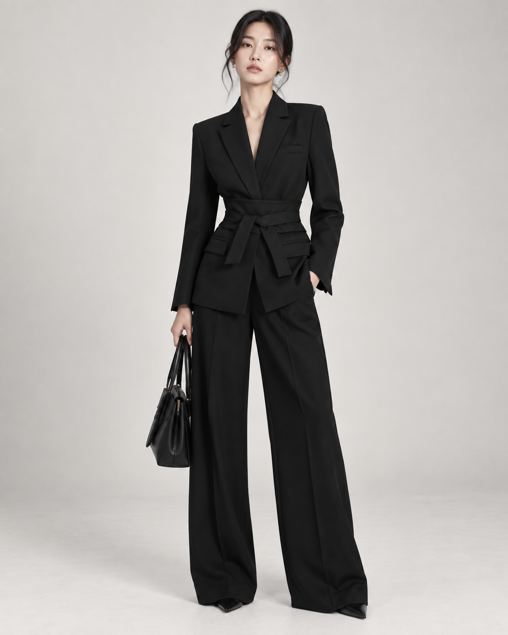 Black Belted Blazer