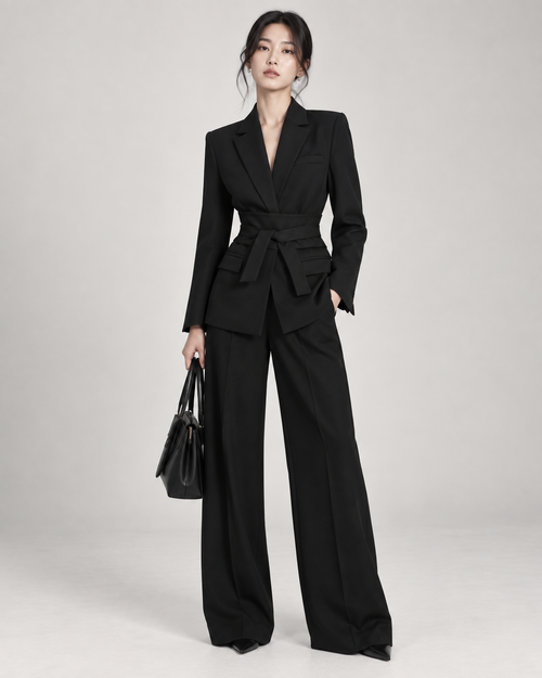Black Belted Blazer
