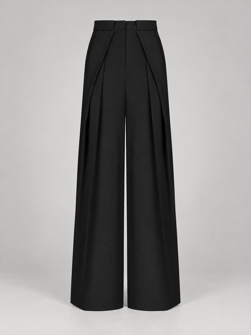 Grey Wide-Leg Pants