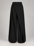 Black Wide-Leg Pants