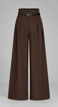 Brown Belted Pants