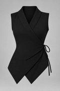 Black Wrap Vest