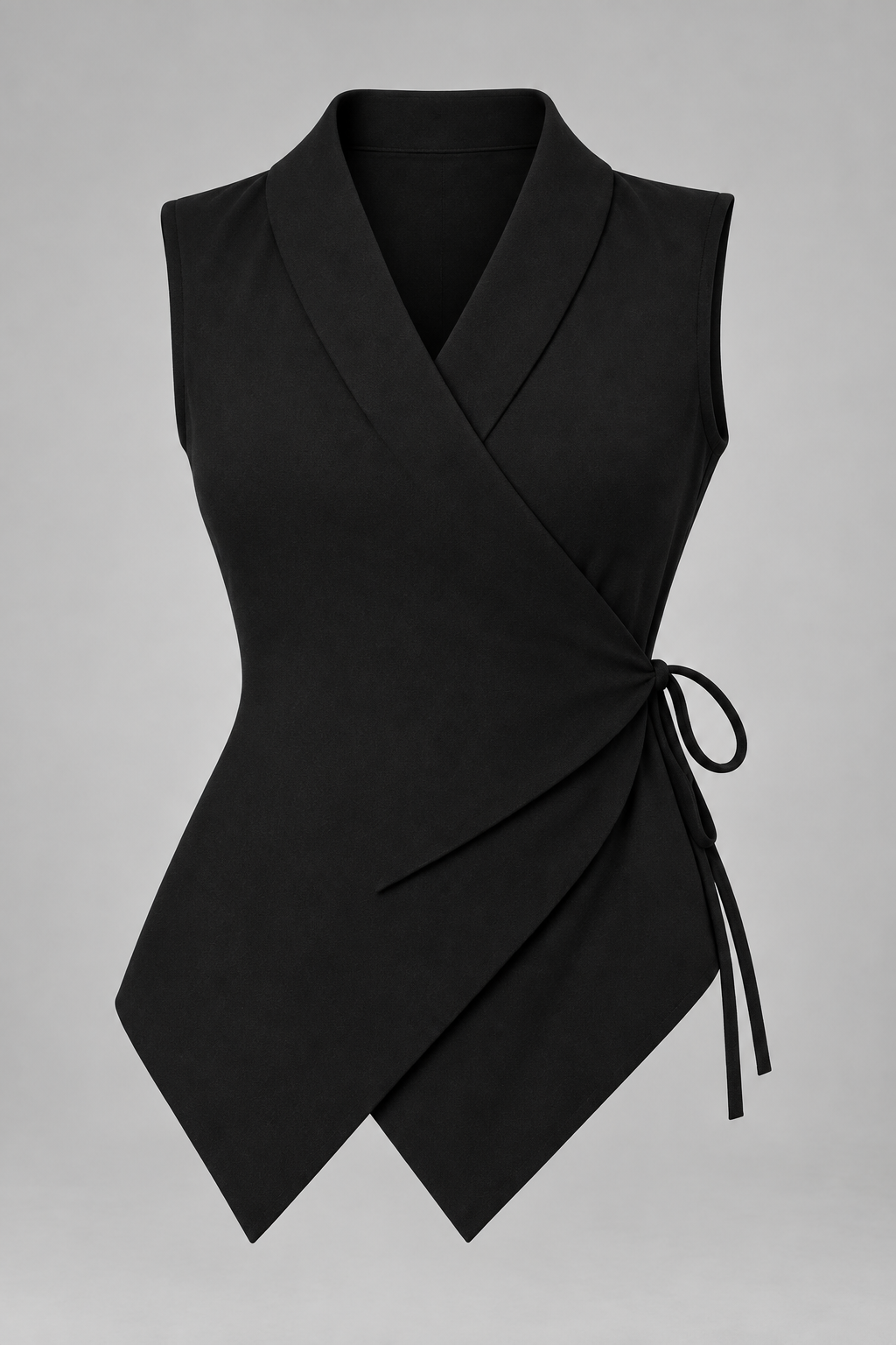 Black Wrap Vest