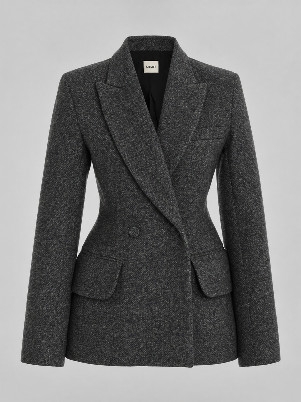 Grey Fitted Blazer