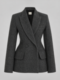 Grey Fitted Blazer