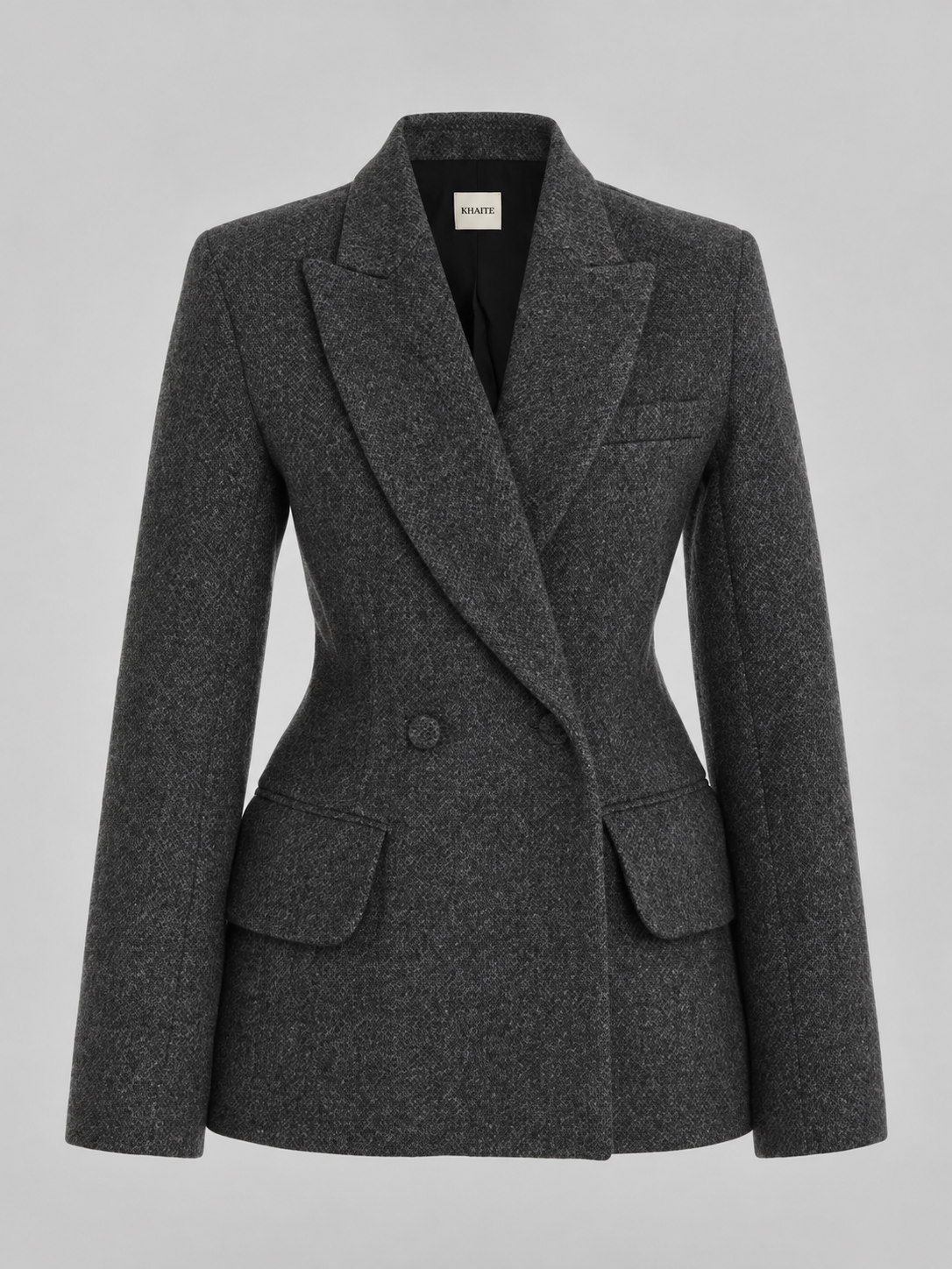 Grey Fitted Blazer