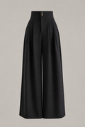 Black High-Waist Palazzo Pants