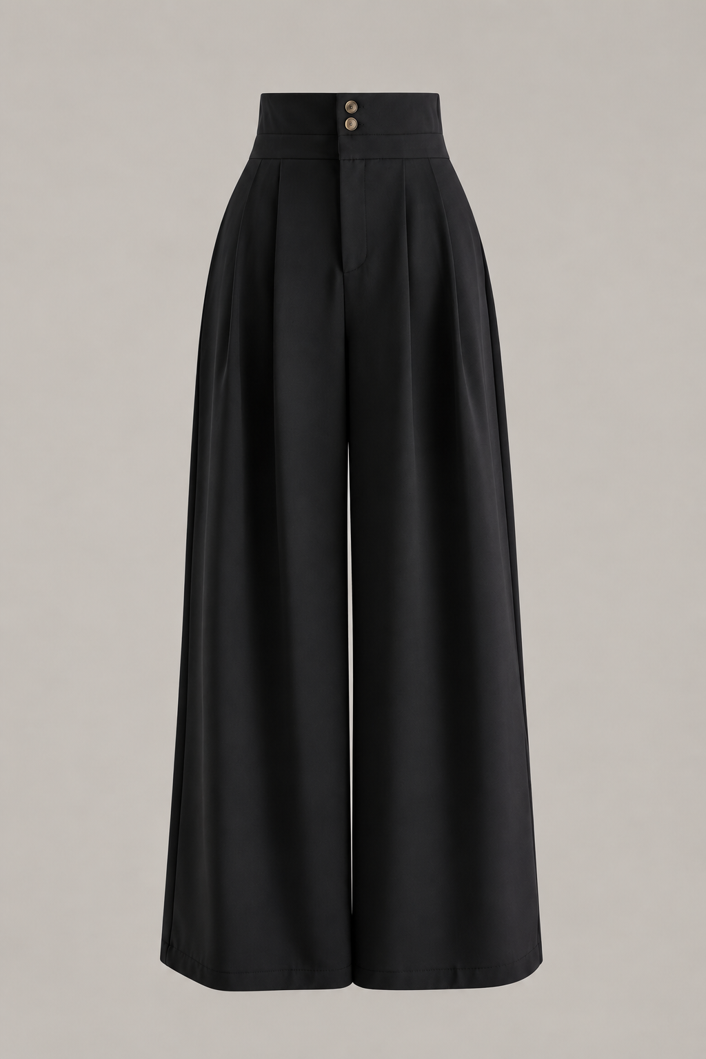 Black High-Waist Palazzo Pants